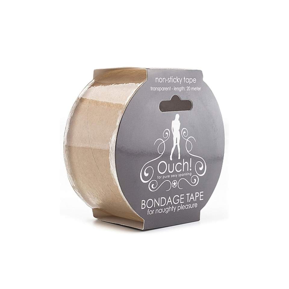 Transparentna taśma bondage - całkowita długość 20 m