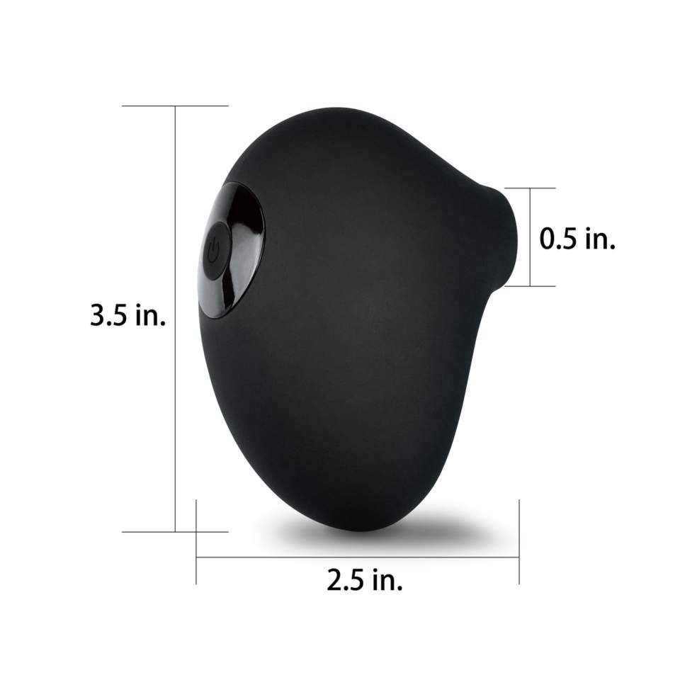 Wodoodporny, silikonowy masażer łechtaczki: 5 trybów delikatnego ssania z pulsującymi wibracjami