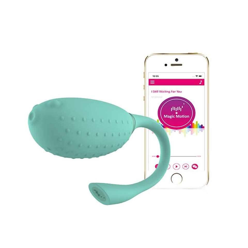 Kieszonkowy wibrator do stymulacji łechtaczki sterowany za pomocą aplikacji: 7 intensywnych wzorów wibracji w kolorze zielonym