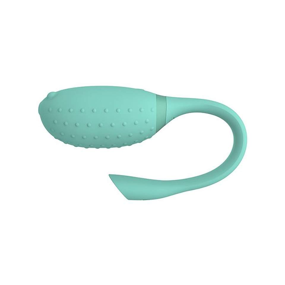 Kieszonkowy wibrator do stymulacji łechtaczki sterowany za pomocą aplikacji: 7 intensywnych wzorów wibracji w kolorze zielonym