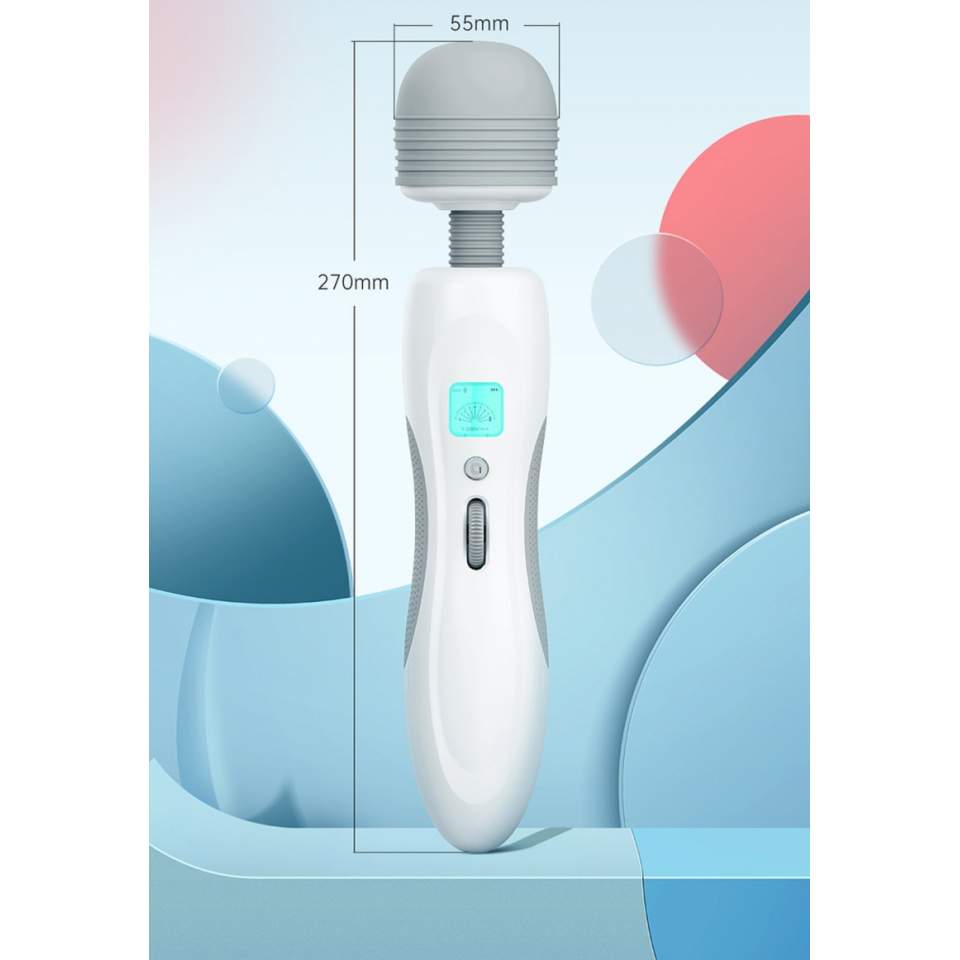 Wodoodporny, silikonowy masażer łechtaczki: 8 różnych trybów wibracji