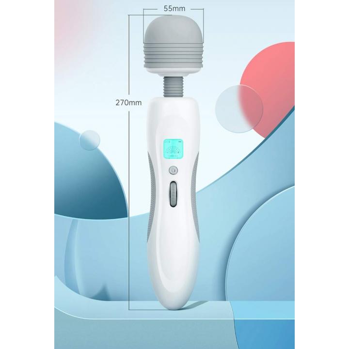 Wodoodporny, silikonowy masażer łechtaczki: 8 różnych trybów wibracji