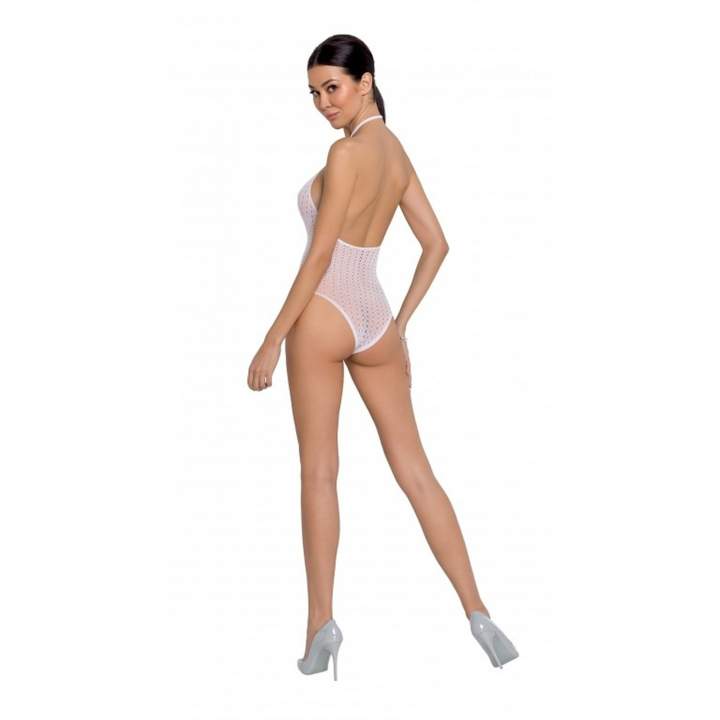 Body siateczkowe białe marki Passion BS088