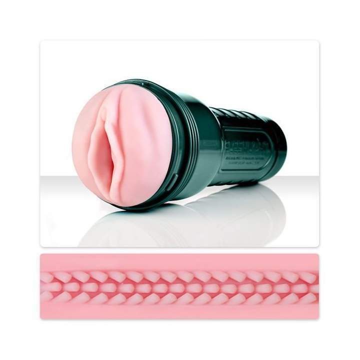 Masturbator dla mężczyzn w kształcie waginy Fleshlight Vibro – Pink Lady Touch 