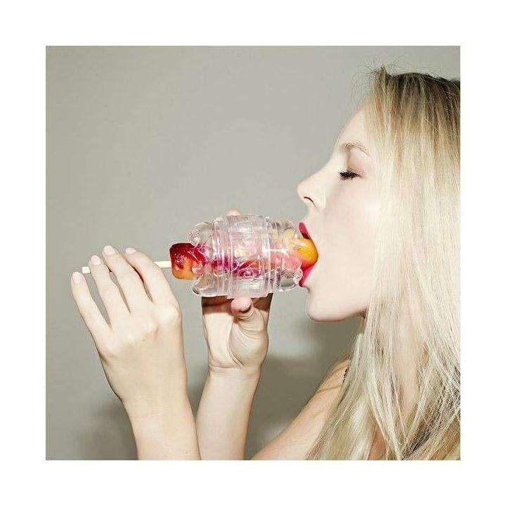 Przezroczysty profesjonalny masturbator dla par Fleshlight QuickShot Vantage 