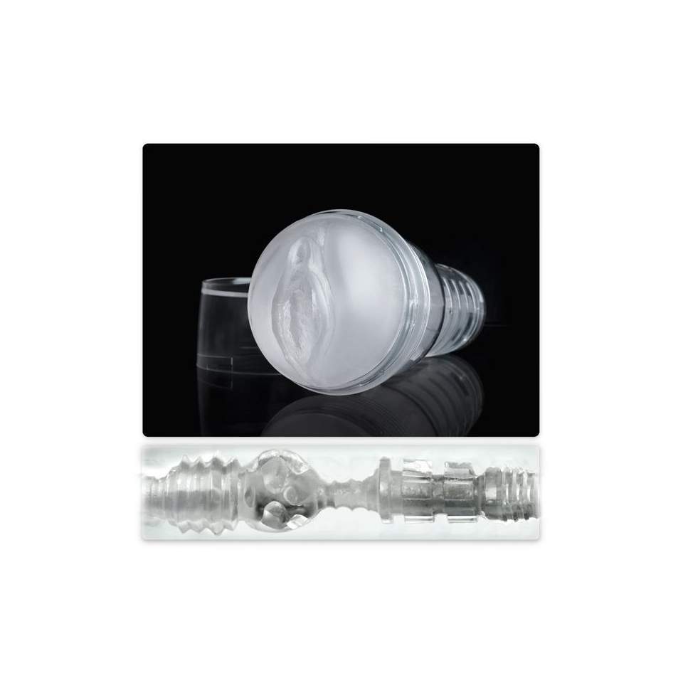 Przezroczysty masturbator w kształcie waginy Fleshlight – Ice Lady Crystal 