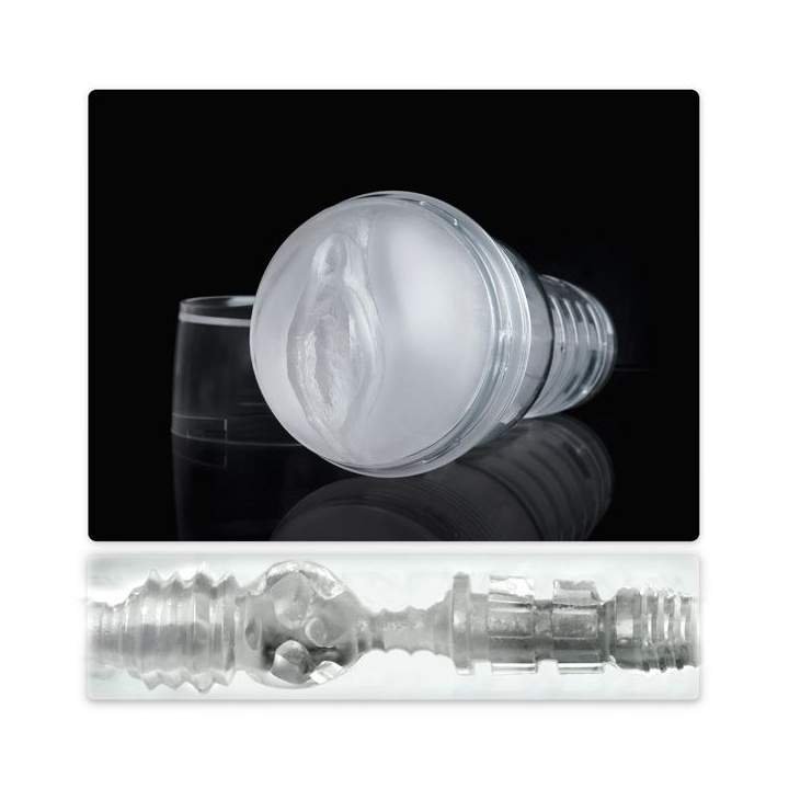 Przezroczysty masturbator w kształcie waginy Fleshlight – Ice Lady Crystal 