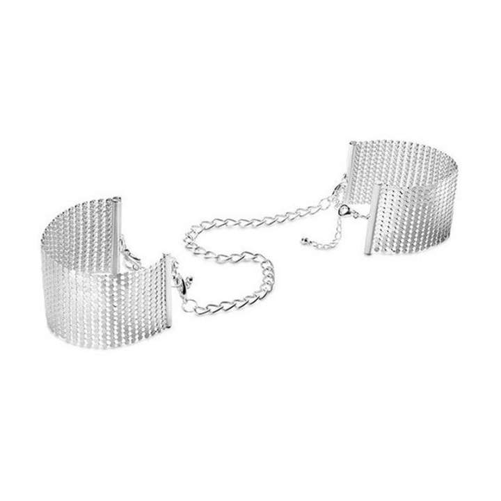 XXX Kajdanki - Bijoux Indiscrets - Désir Métallique Handcuffs (srebrne)