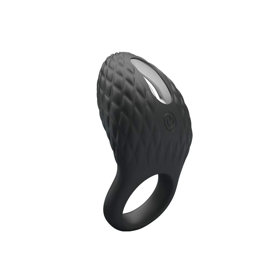 Wibrujący silikonowy pierścień erekcyjny dla mężczyzn – 4,6 cm