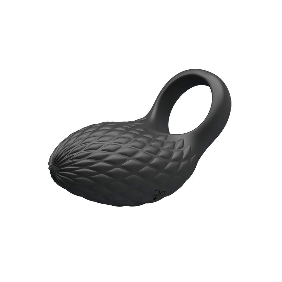 Wibrujący silikonowy pierścień erekcyjny dla mężczyzn – 4,6 cm