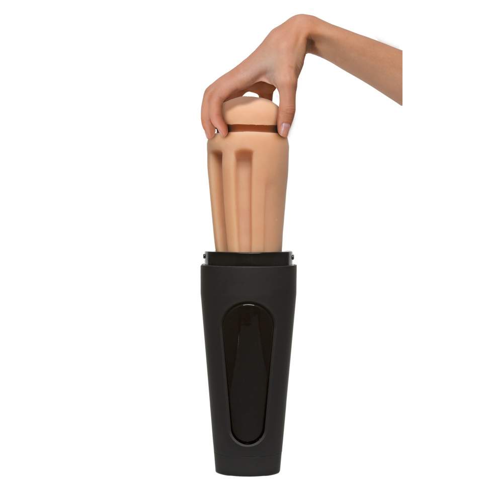 Masturbator dla mężczyzn w twardej obudowie 22,1cm - @Ms_Puiyi