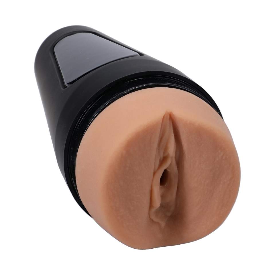 Masturbator dla mężczyzn w twardej obudowie umożliwiający kontrolowanie siły ssania i ściśnięcia 22,1cm- Cindy Starfall