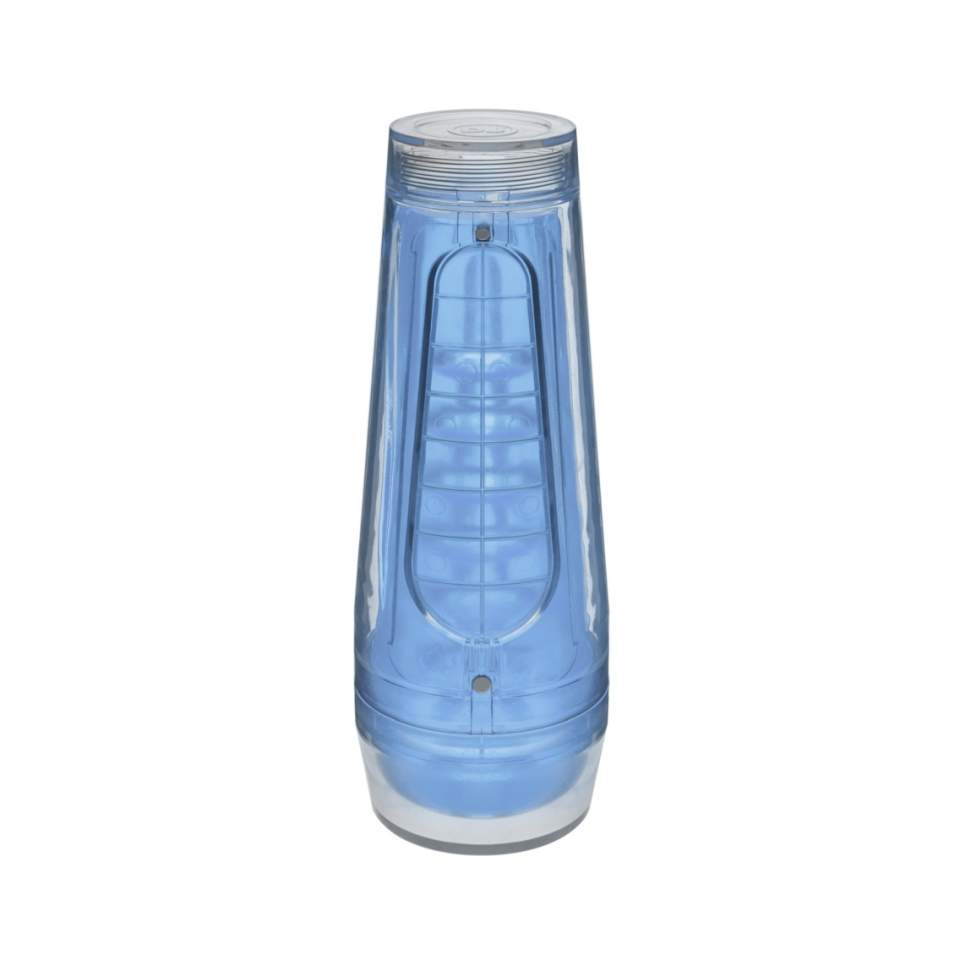 Przeźroczysty masturbator w twardej obudowie umożliwiający kontrolowanie siły ssania i ściśnięcia 22,1cm