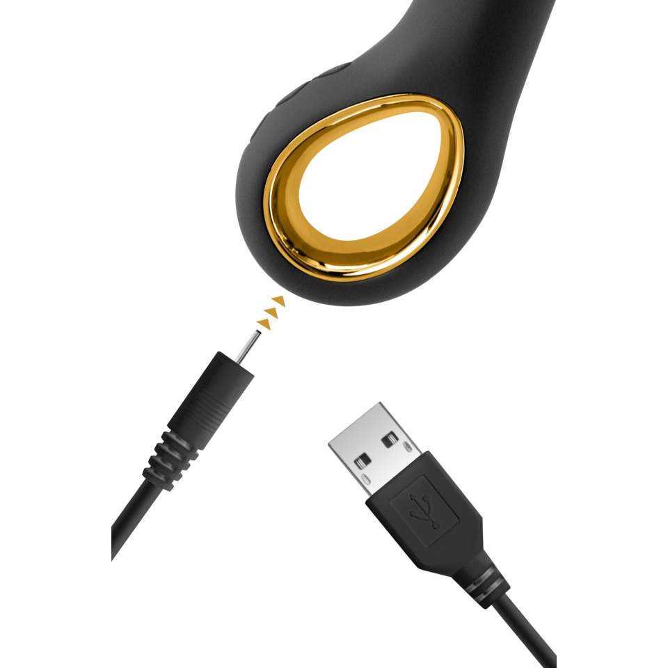 Luksusowy wibrator króliczek: 10 programów wibracji do stymulacji zarówno punkt G, jak i łechtaczki