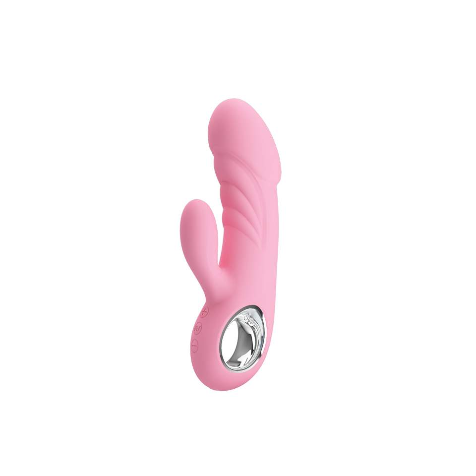 Silikonowy wibrator i stymulator łechtaczki w jednym – Pretty Love Carina – 7 trybów pracy