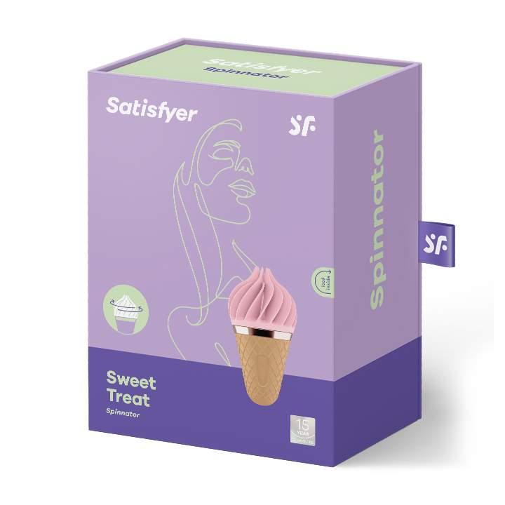 Różowy silikonowy masażer łechtaczki z wibracją Satisfyer Layons Sweet Temtation
