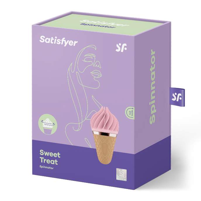 Różowy silikonowy masażer łechtaczki z wibracją Satisfyer Layons Sweet Temtation