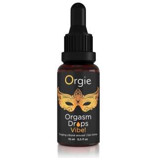 ORGIE Orgasm Drops Vibe krople pobudzające wrażliwość łechtaczki dając uczucie chłodzenia 15ml