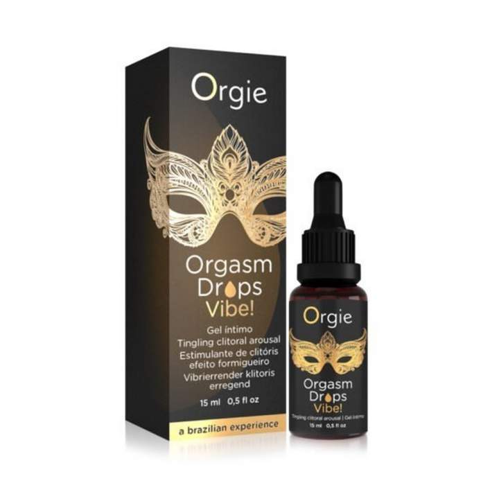 ORGIE Orgasm Drops Vibe krople pobudzające wrażliwość łechtaczki dając uczucie chłodzenia 15ml