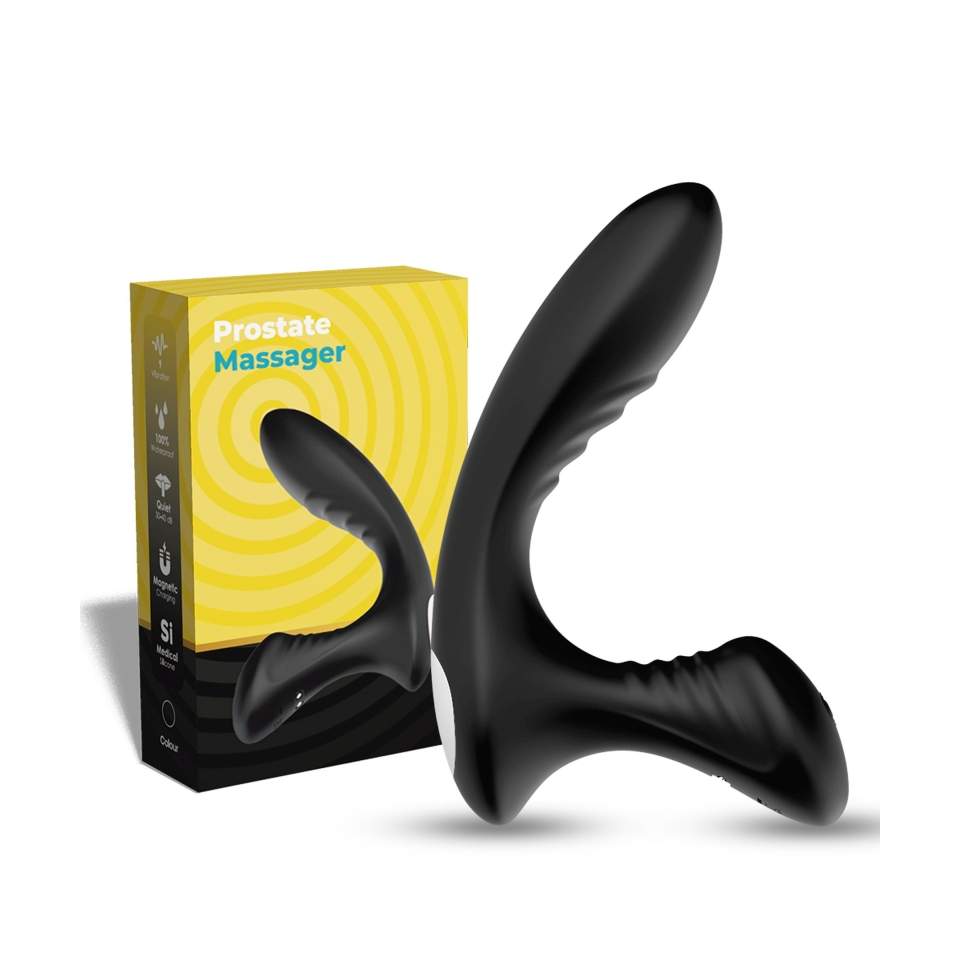 Silikonowy, wodoodporny masażer prostaty: 9 trybów wibracji