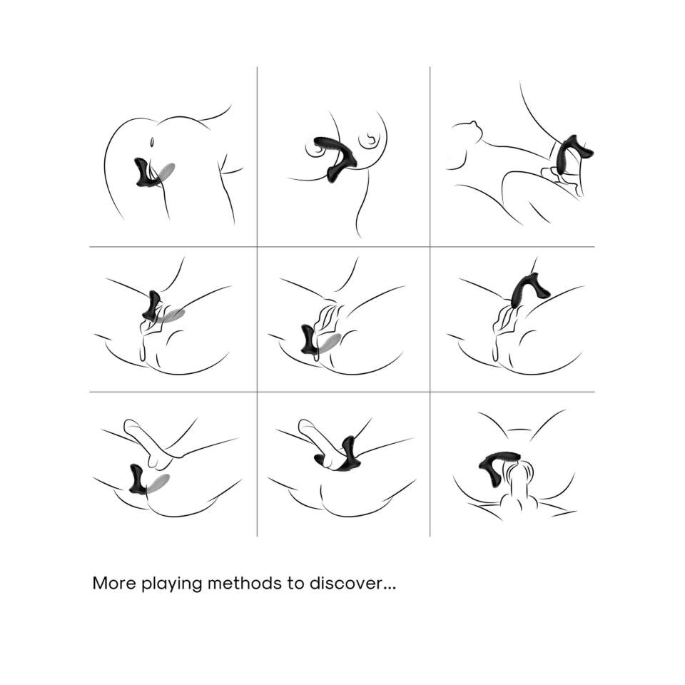 Silikonowy, wodoodporny masażer prostaty: 9 trybów wibracji