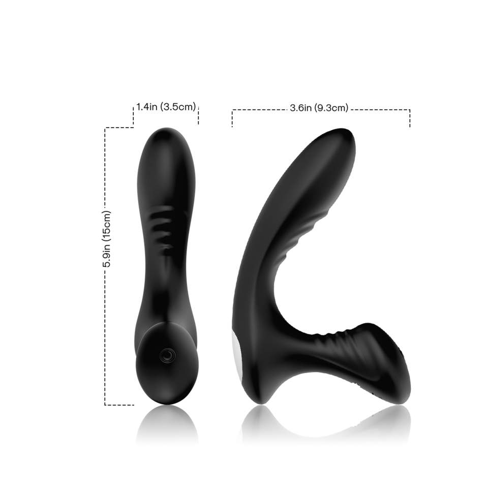 Silikonowy, wodoodporny masażer prostaty: 9 trybów wibracji