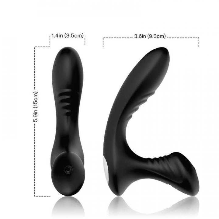 Silikonowy, wodoodporny masażer prostaty: 9 trybów wibracji