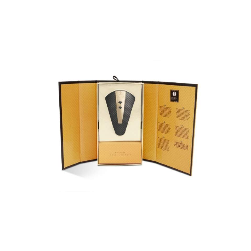 Luksusowy wibrator do stymulacji łechtaczk w kolorze czarnym: 10 trybów wibracji + 5 prędkości