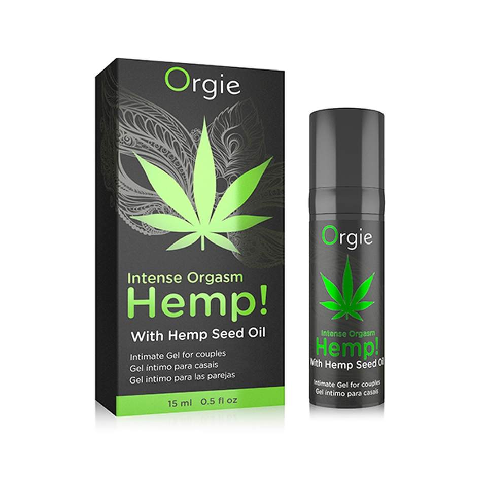 Orgie - Stymulujący żel z olejem z nasion konopi, efekt wibracji – 15 ml
