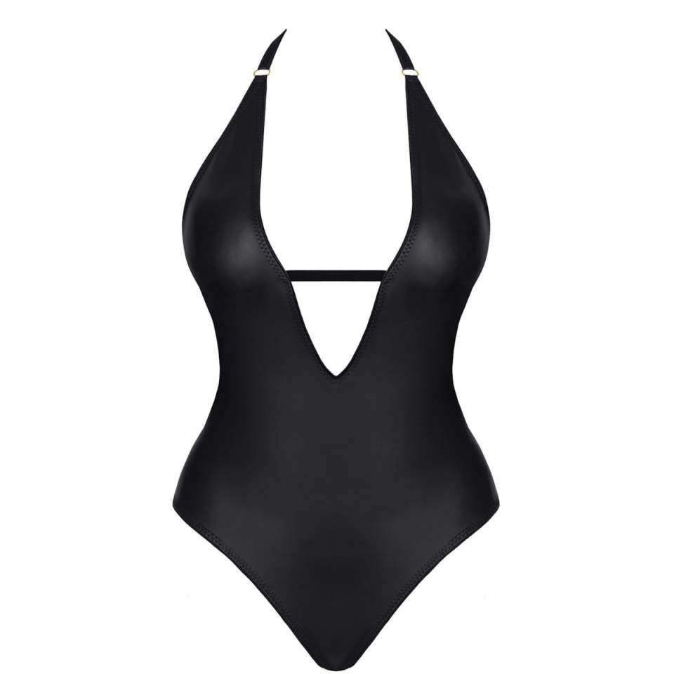 Zmysłowe body z głebokim dekoltem i efektownym tyłem Welook Demoniq Jennifer