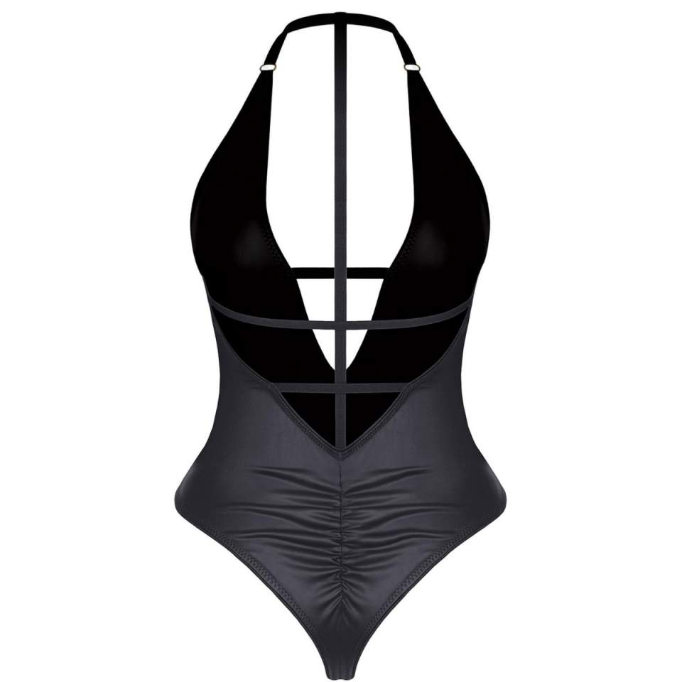 Zmysłowe body z głebokim dekoltem i efektownym tyłem Welook Demoniq Jennifer