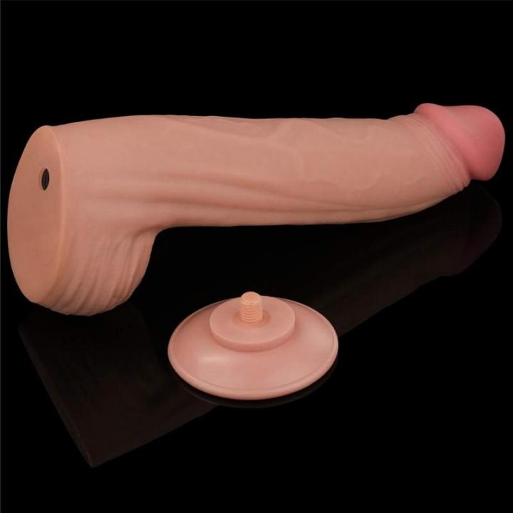 Duże i grube realistyczne dildo z przyssawką dla odważnych- 31cm