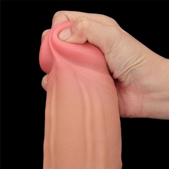Duże i grube realistyczne dildo z przyssawką dla odważnych- 31cm