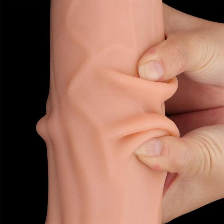 Duże i grube realistyczne dildo z przyssawką dla odważnych- 31cm