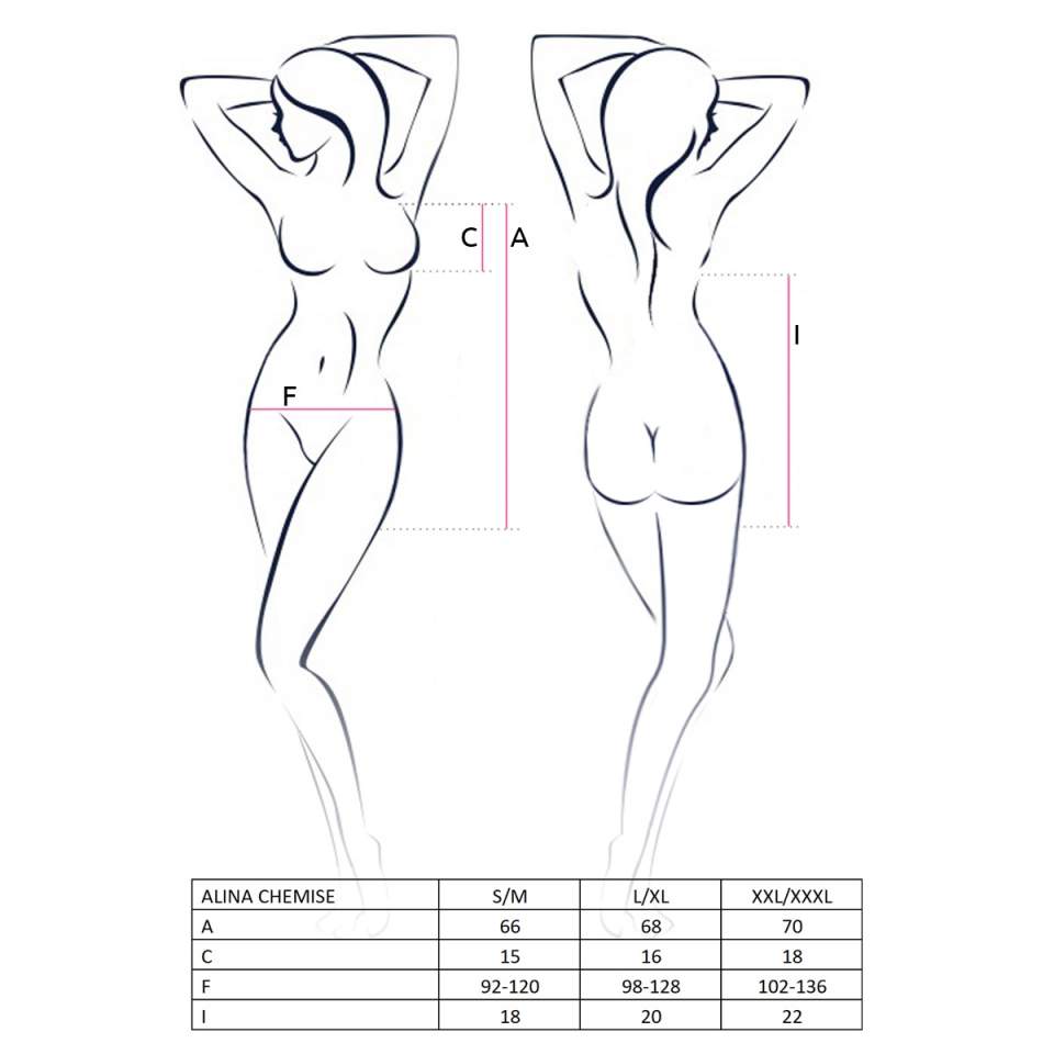 Czarna elegancka koszulka nocna z zaskakującym tyłem Alina