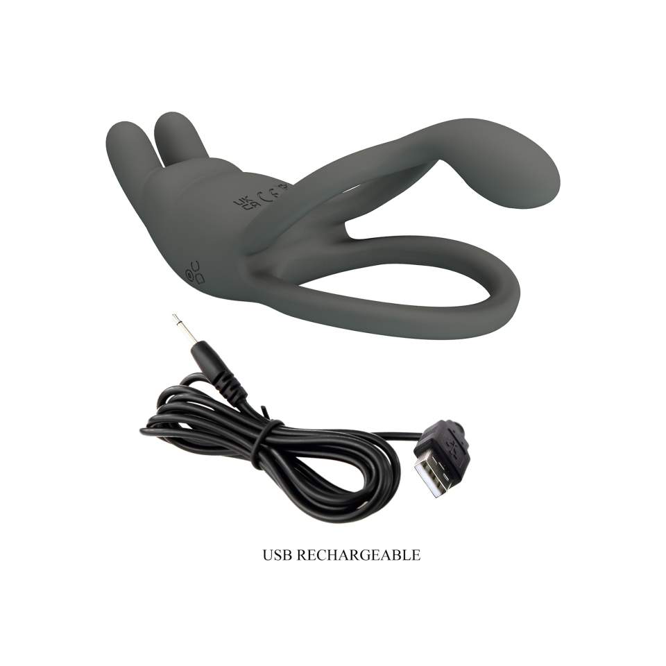 Wibrujacy wodoodporny piersień na penisa - 7 trybów rozkoszy