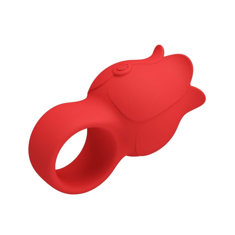 Zmysłowy wibrator na palec dla niezapomnianych doznań w kształcie róży- 10 funkcji wibracji