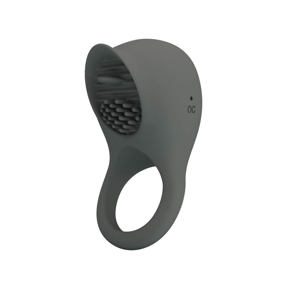 Silikonowy pierścień ze stymulującymi języczkami -