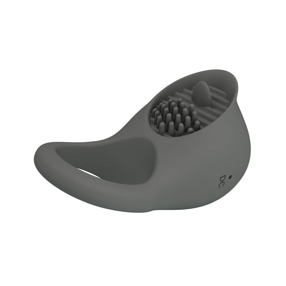 Silikonowy pierścień ze stymulującymi języczkami -