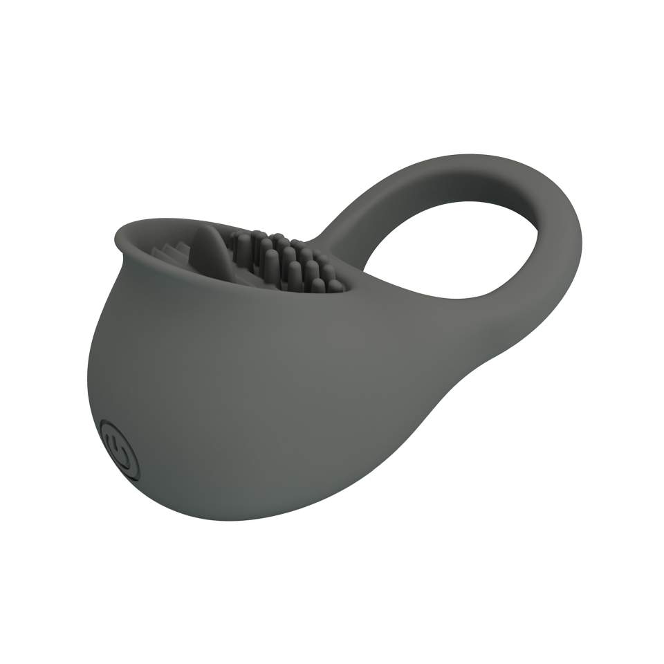 Silikonowy pierścień ze stymulującymi języczkami -