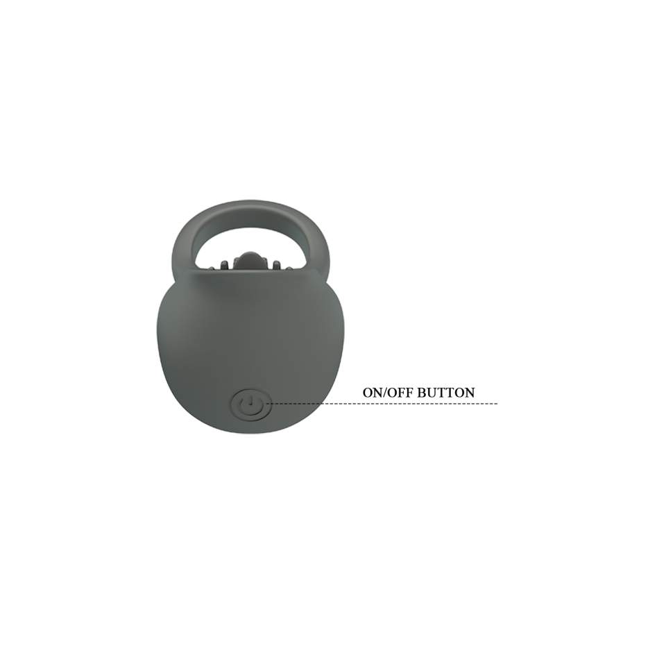 Silikonowy pierścień ze stymulującymi języczkami -