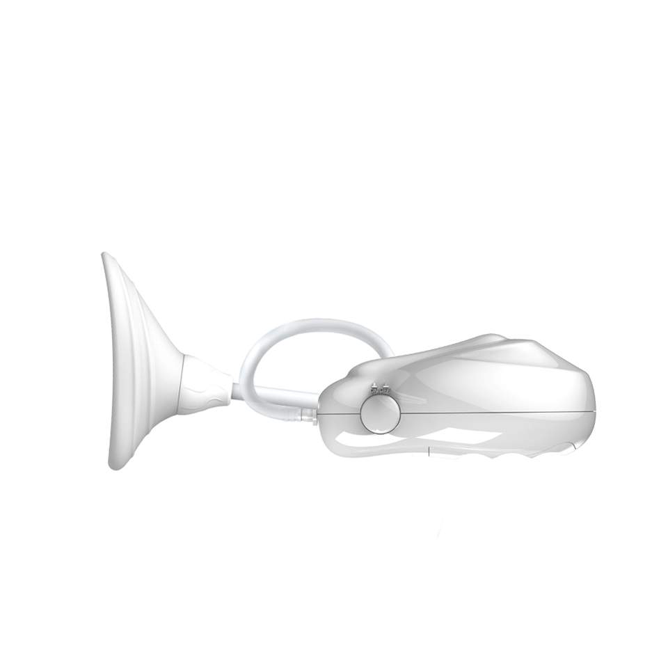 Masażer waginalny z pompką i języczkiem do dodatkowej stymulacji