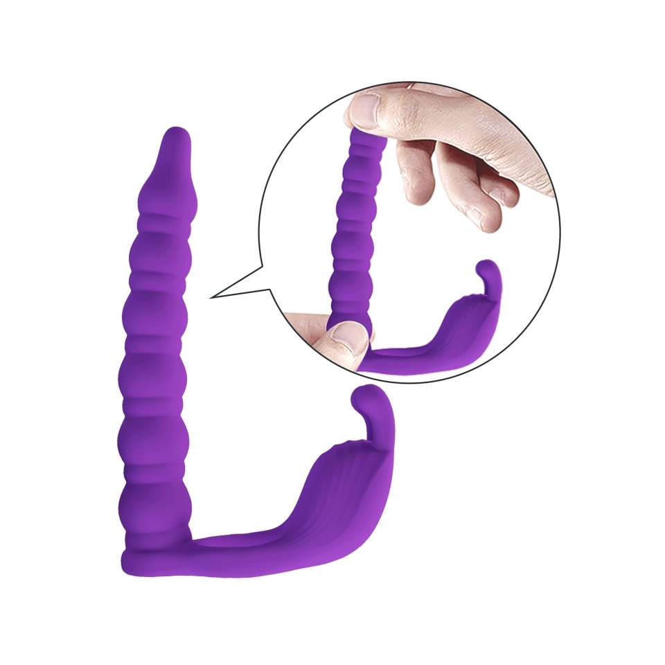 Silikonowy, wibrujący piersień z dodatkową wkładką - 7 funkcji wibracji