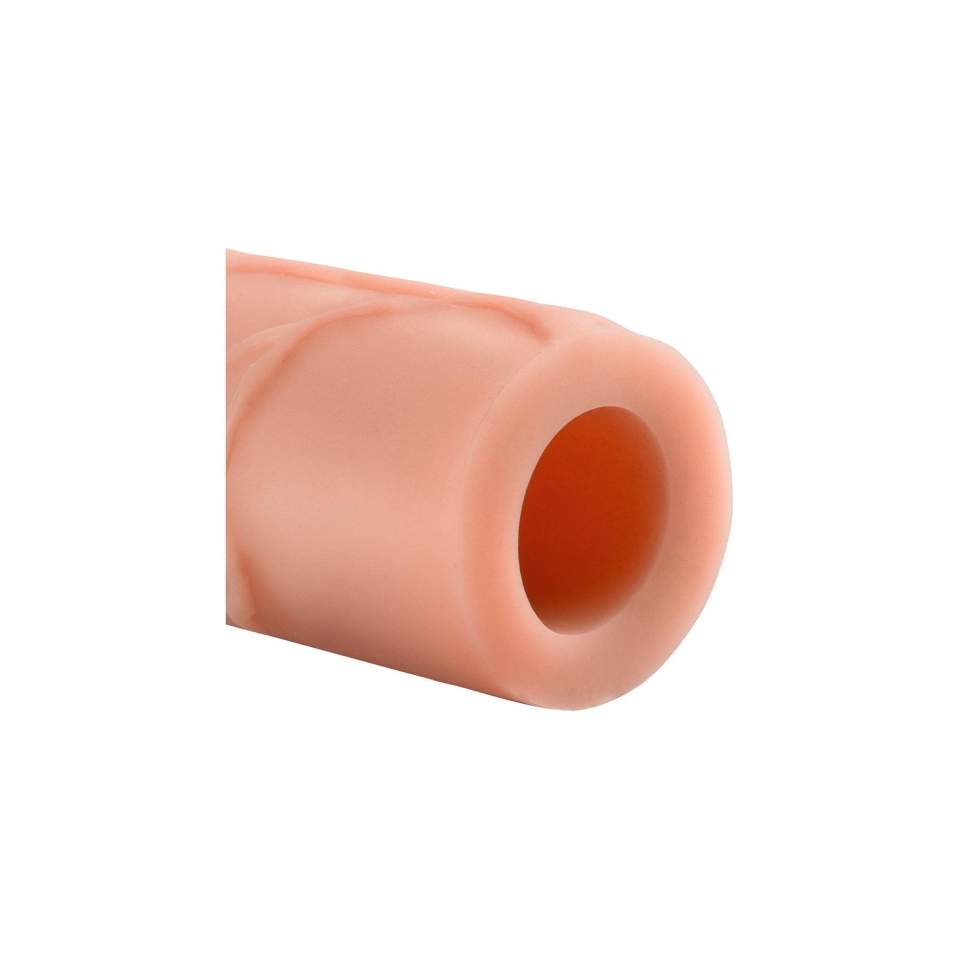 Realistyczna cielista nakładka na penisa- wydłuża o 2,5 cm i pogrubiajaca o 66%