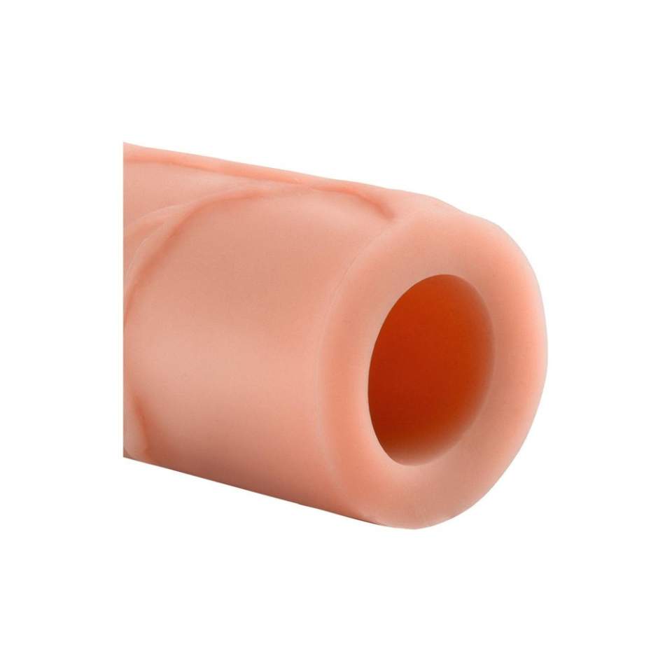 Realistyczna cielista nakładka na penisa- wydłuża o 7,6 cm i pogrubia o 66%