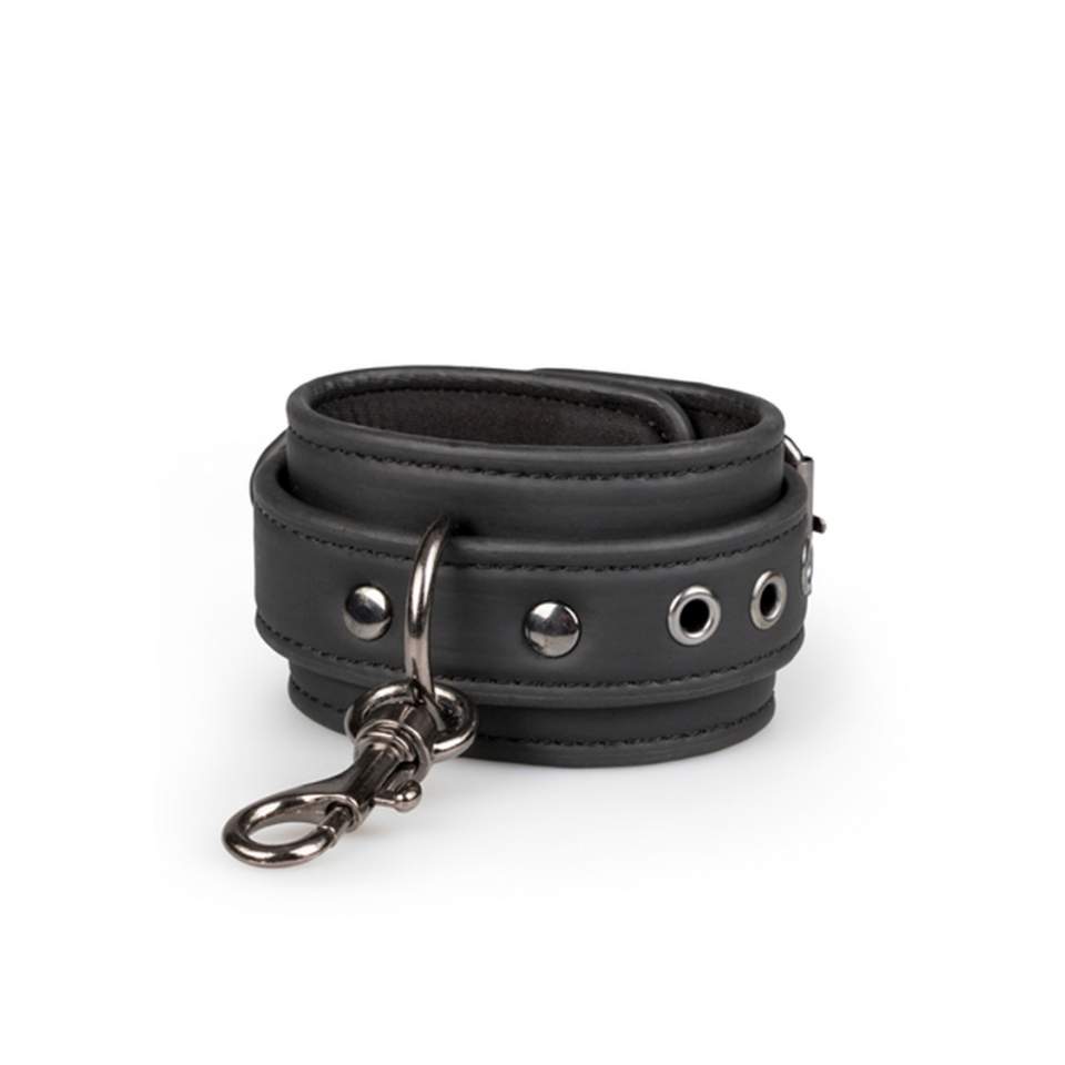 Obroża z kajdankami na nadgarstki i kostki ze sztucznej skóry