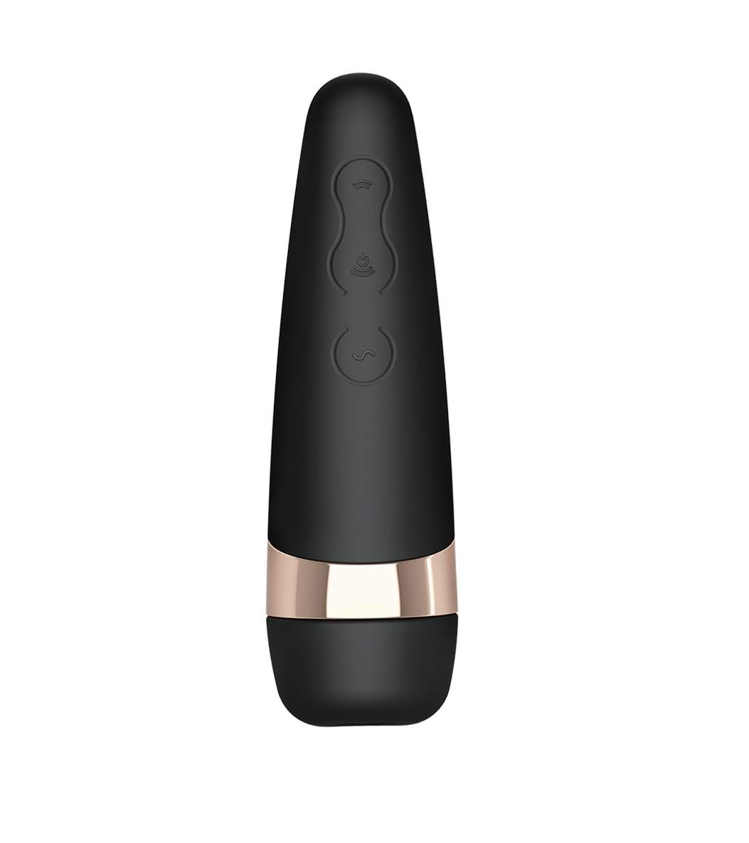 Satisfyer Pro 3 Vibration bezdotykowy czarny stymulator łechtaczki