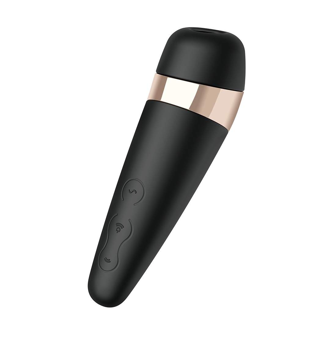 Satisfyer Pro 3 Vibration bezdotykowy czarny stymulator łechtaczki