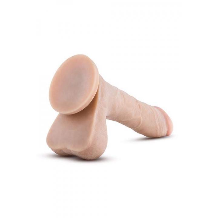 Realistyczne dildo na przyssawce z jądrami ok.17cm
