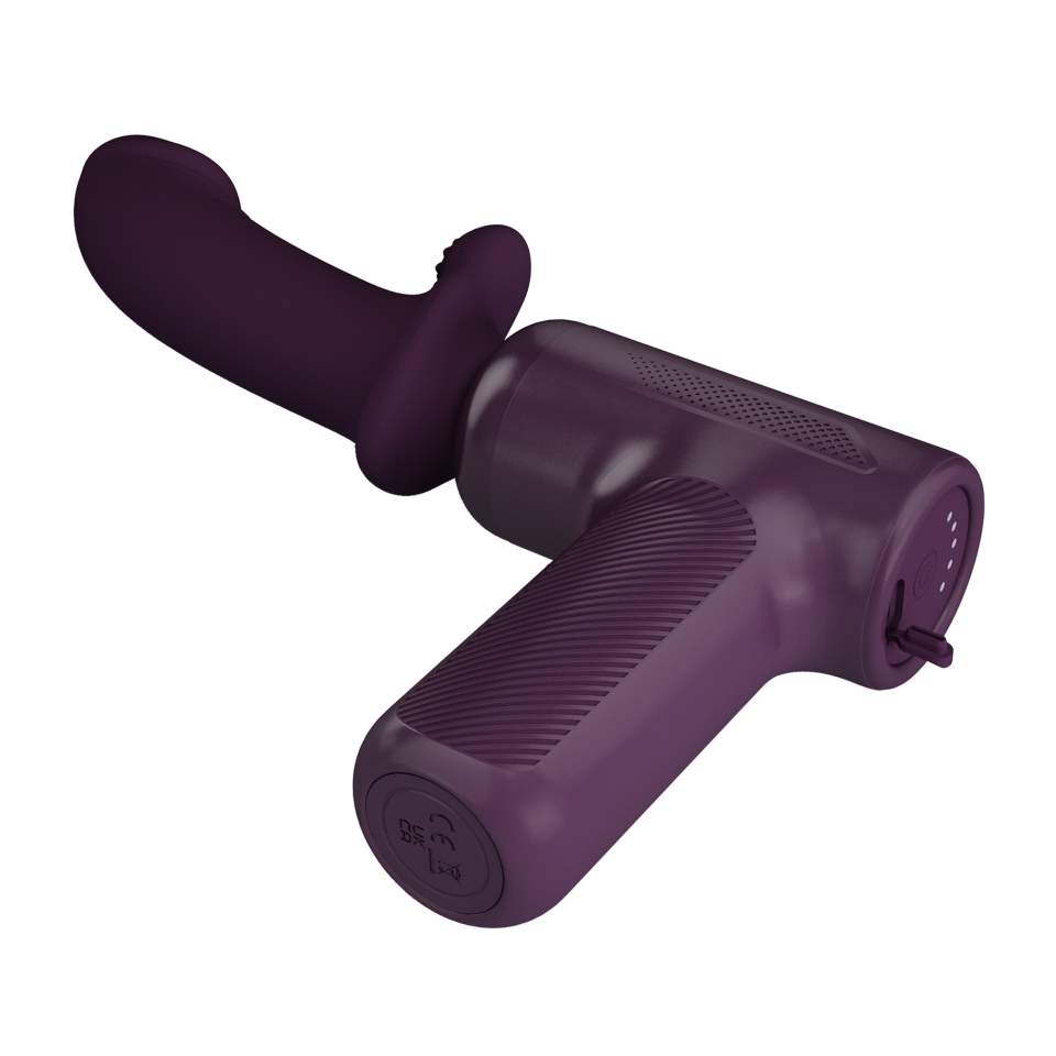 Super Mocny Masażer do ciała 2w1: 5 trybów ruchu posuwistego